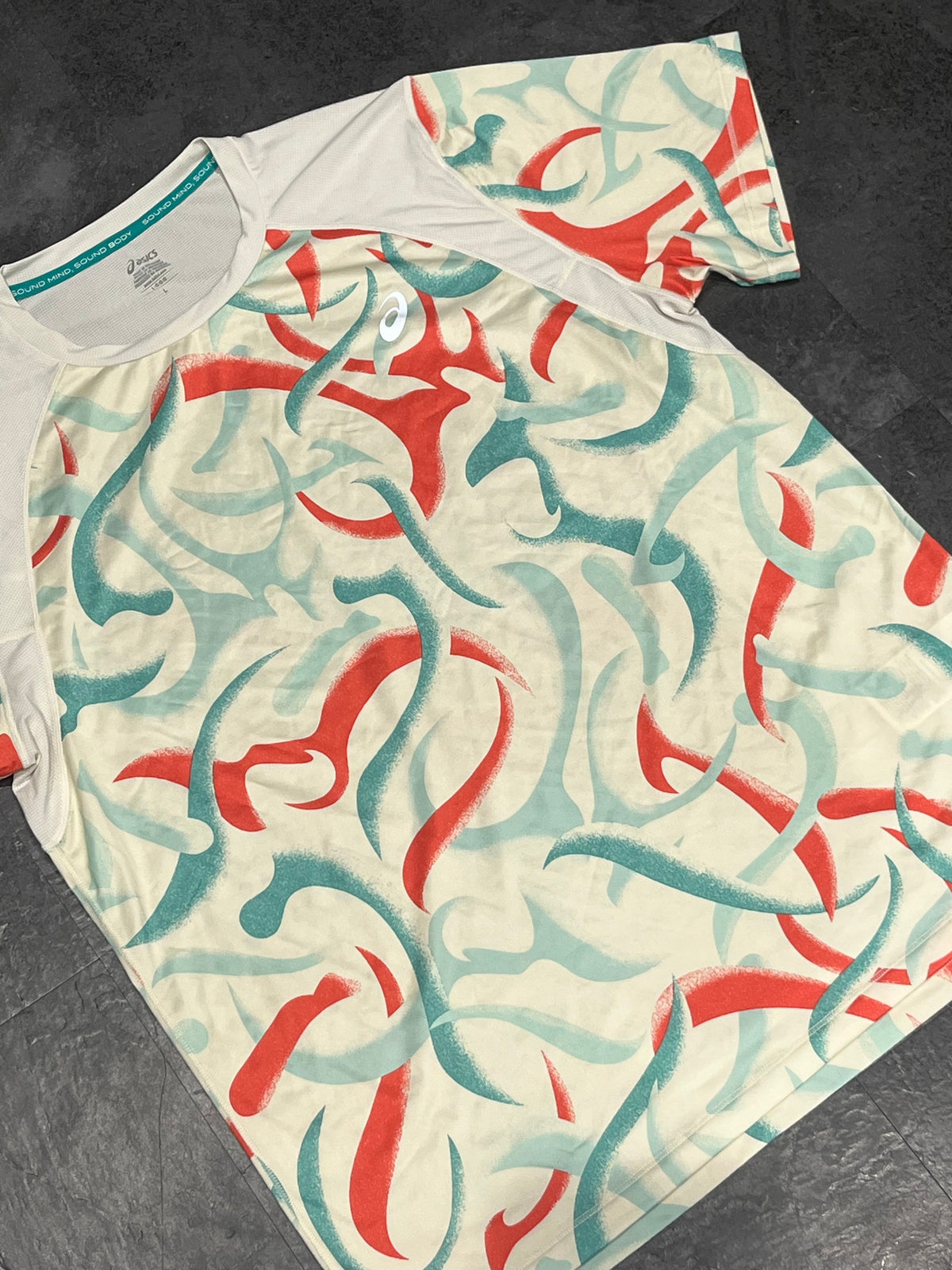 Asics All Over Print Men’s Actibreeze Road Running T Shirt