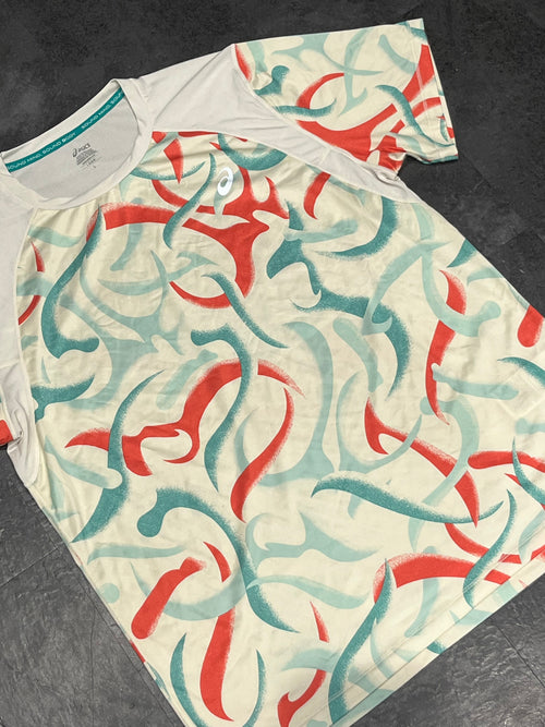 Asics All Over Print Men’s Actibreeze Road Running T Shirt