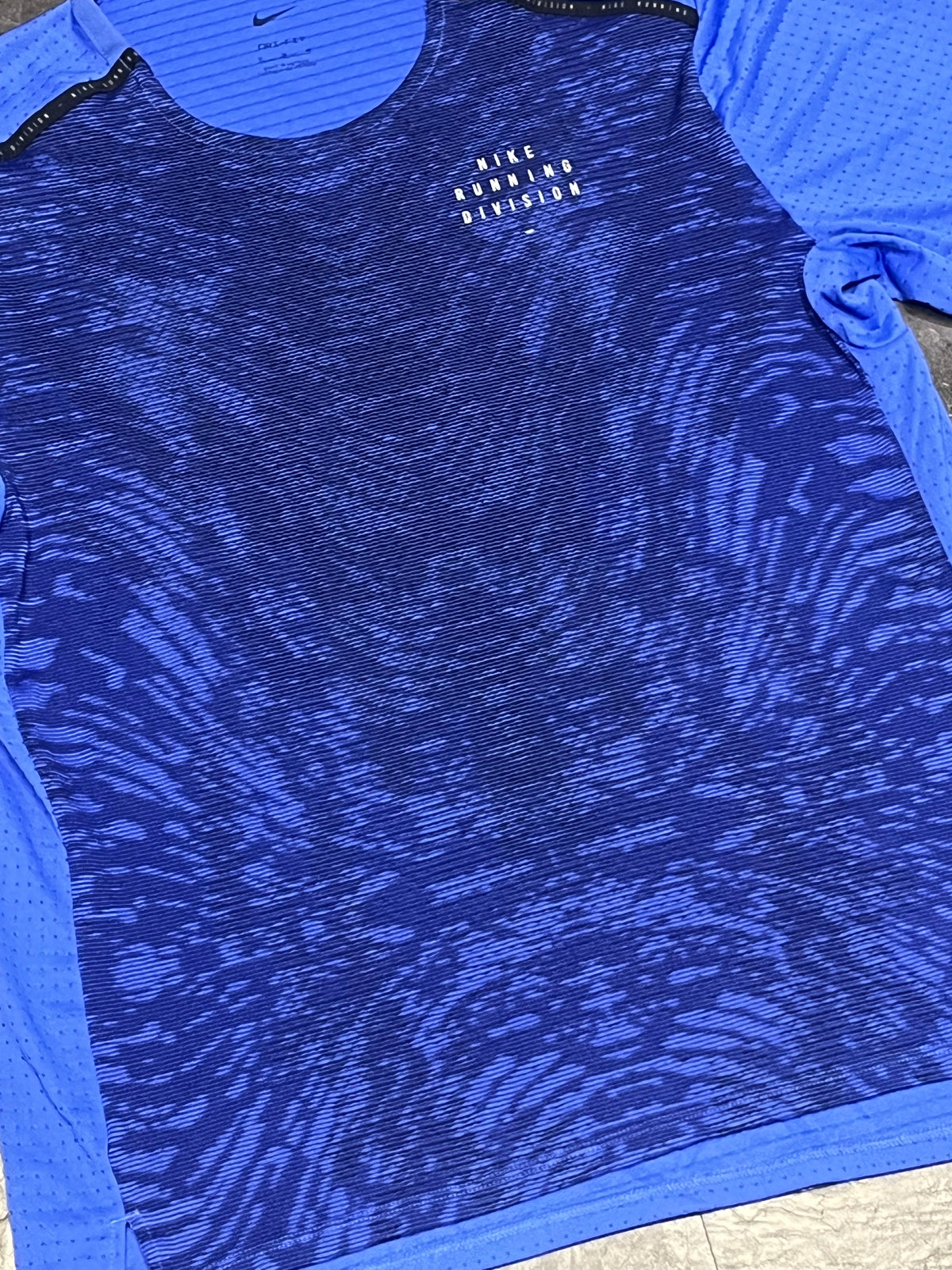 Blue Nike Men’s Dri Fit Rise 365 Running Division T Shirt