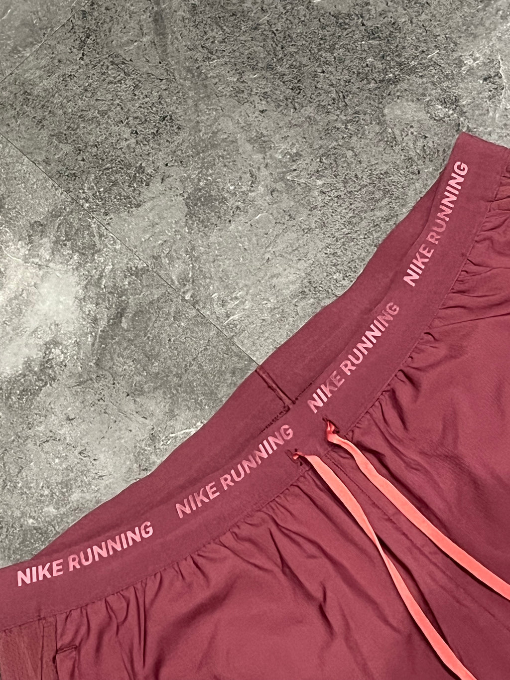 Dark Burgundy Nike Men’s Dri Fit Flex Stride 5” Brief Lined Running Shorts