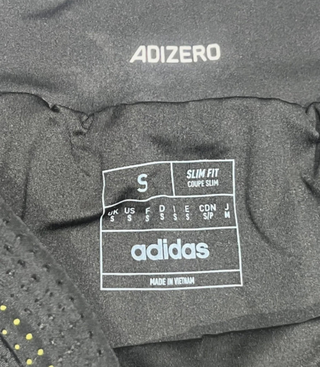 Black & Pink Adidas Adizero Mens 3” Racing Split Shorts