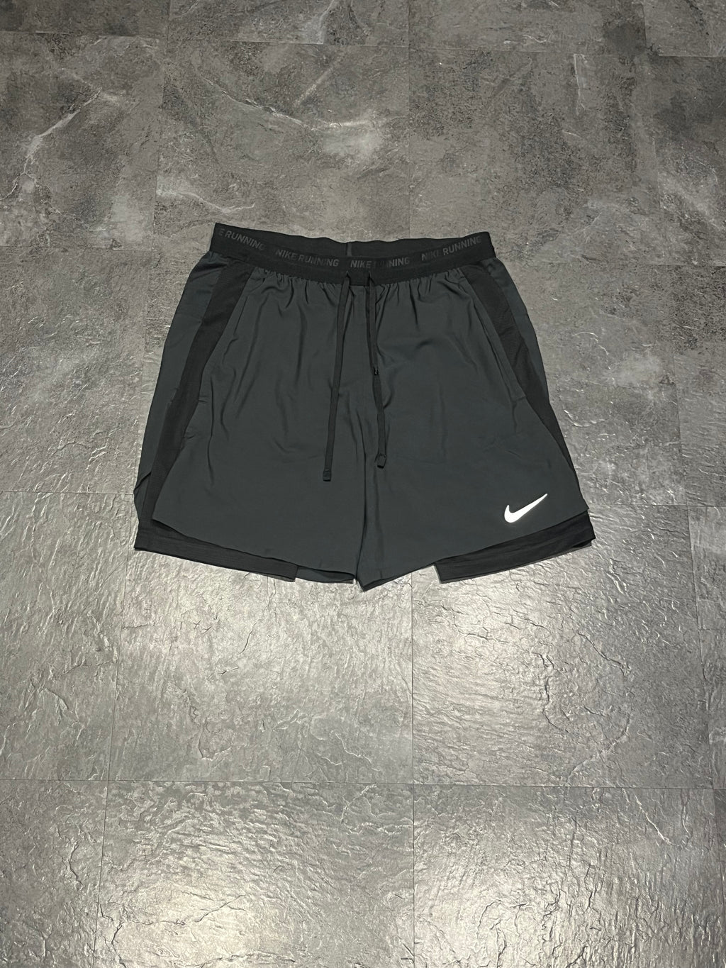 Black Nike Men’s Dri Fit Flex Stride 2in1 Running Shorts