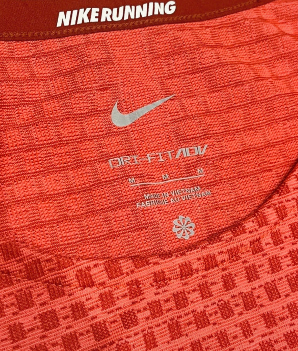 Red Nike Mens Dri Fit ADV Running T Shirt
