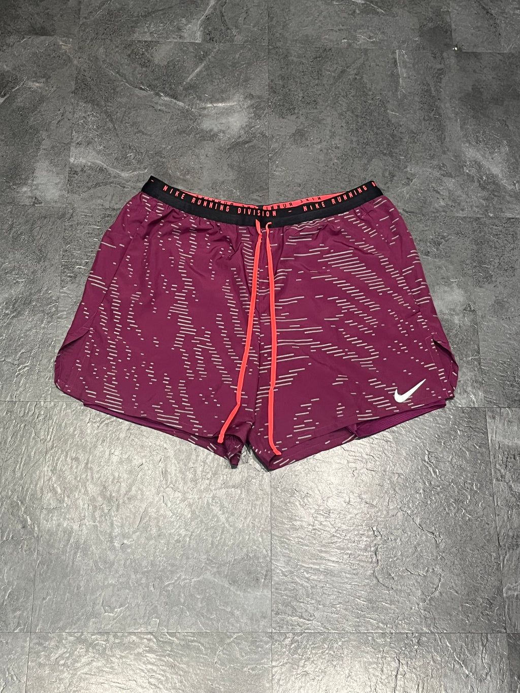 Purple Nike Men’s Dri Fit Running Division 5” 2in1 Shorts