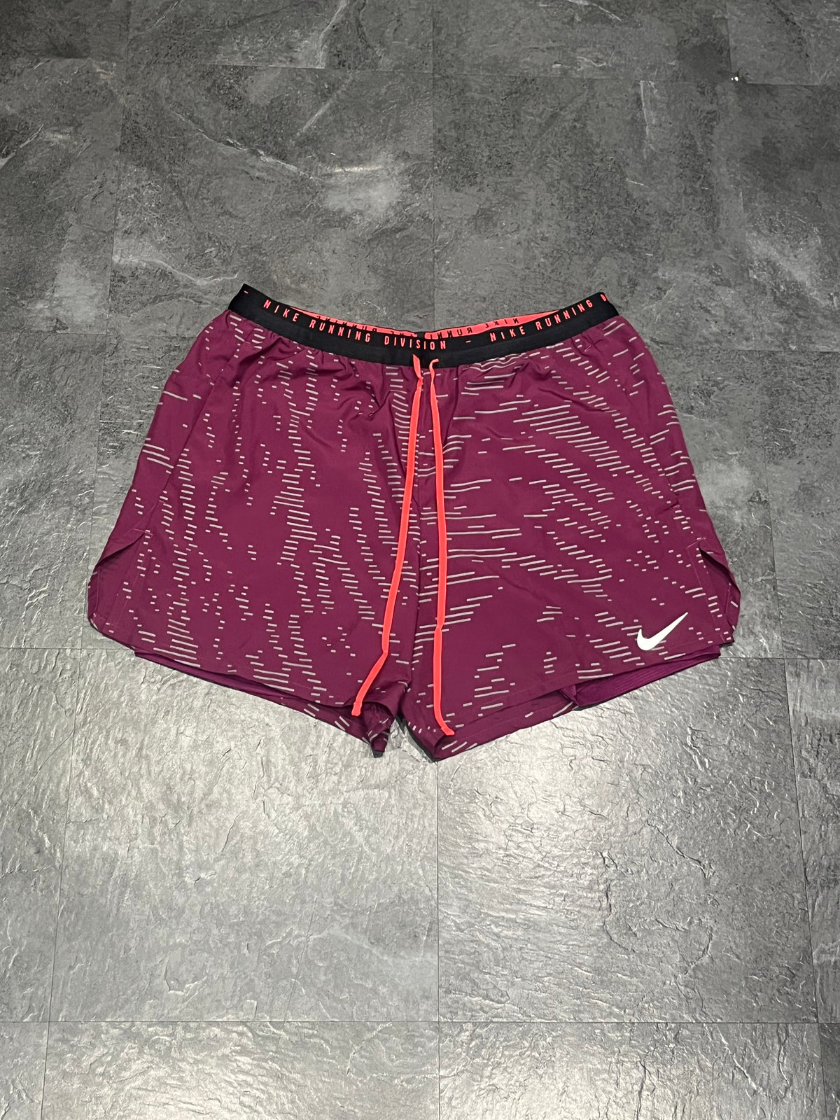 Purple Nike Men’s Dri Fit Running Division 5” 2in1 Shorts