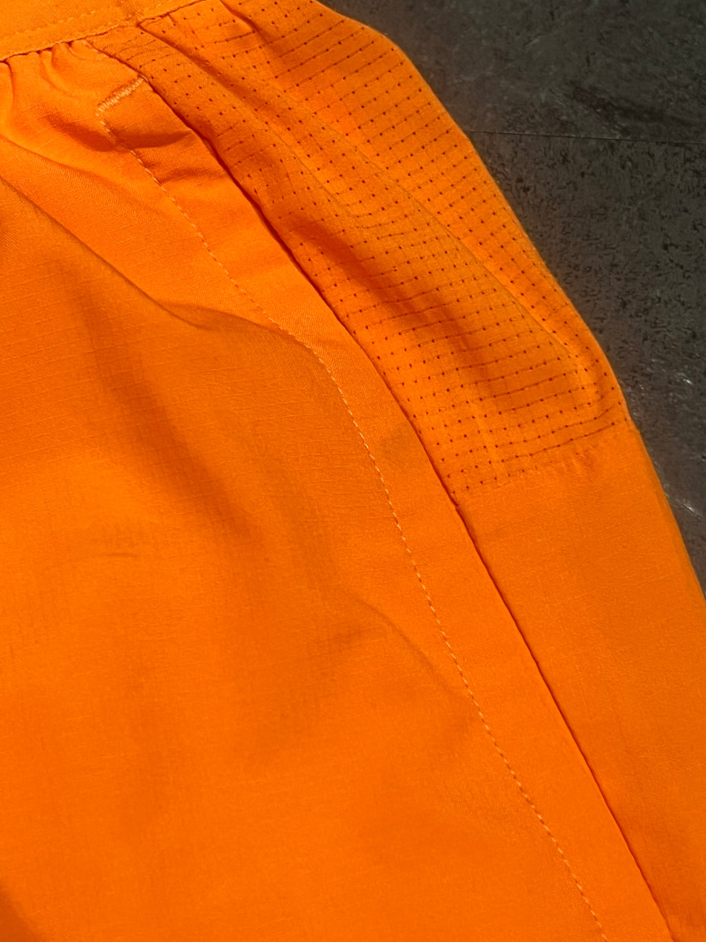 Orange Nike Men’s Dri Fit Flex Stride 7” Brief Lined Running Shorts