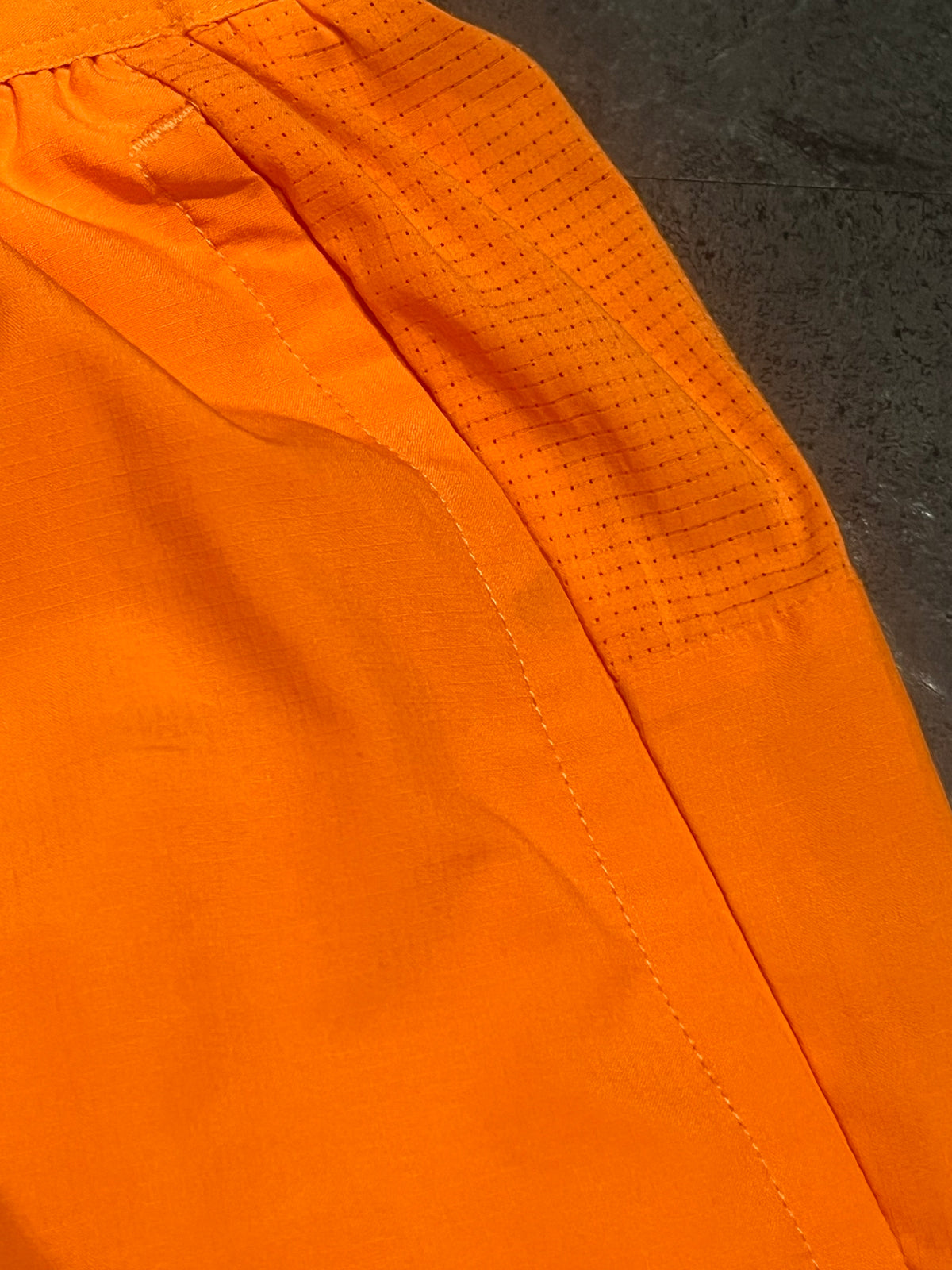 Orange Nike Men’s Dri Fit Flex Stride 7” Brief Lined Running Shorts