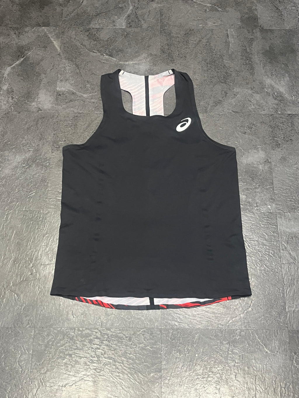 Black & Red Asics Men’s Performance Racing Singlet