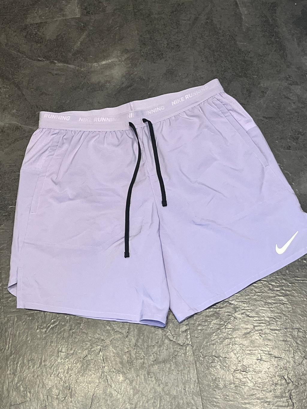 Light Purple Nike Men’s Dri Fit Flex Stride 7” Brief Lined Running Shorts