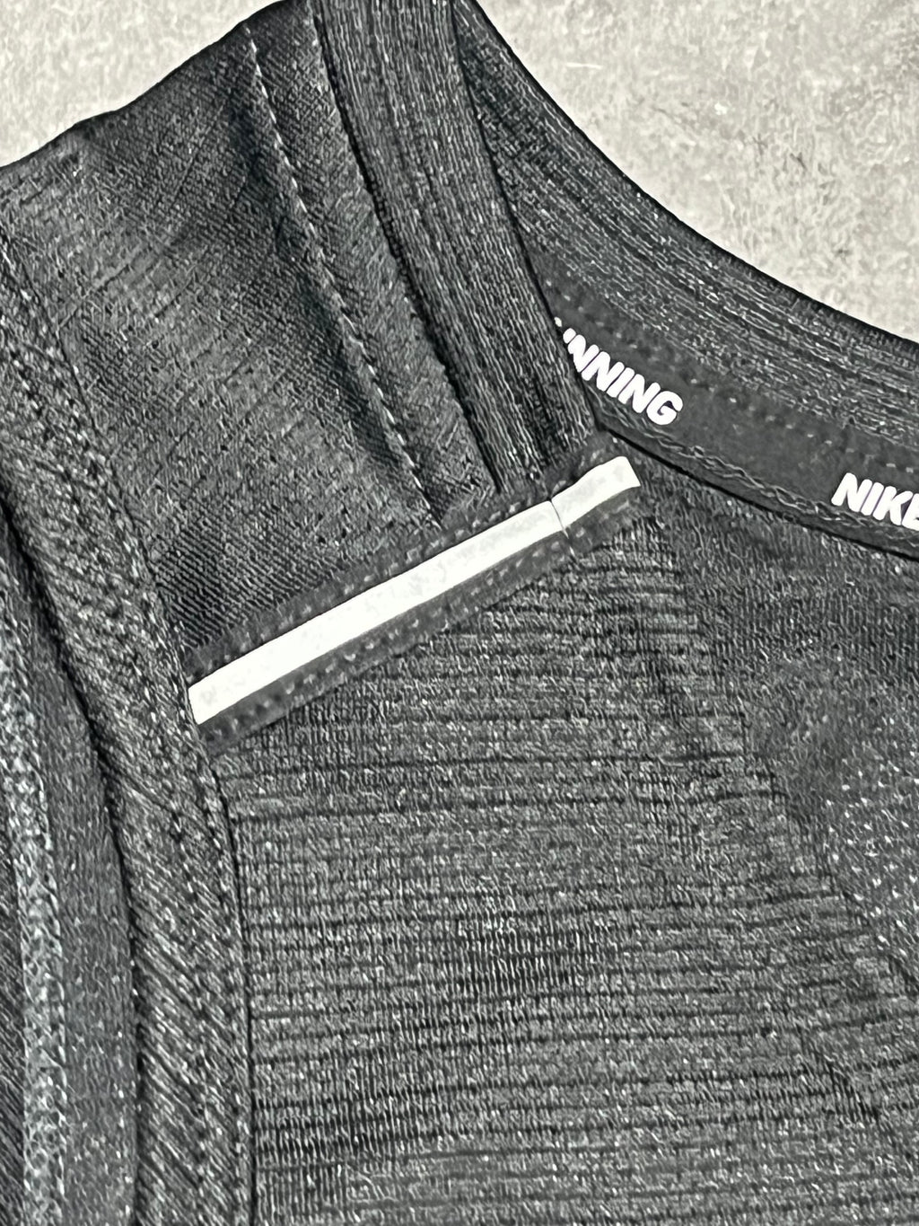 Black Nike Men’s Dri Fit Miler Running Singlet