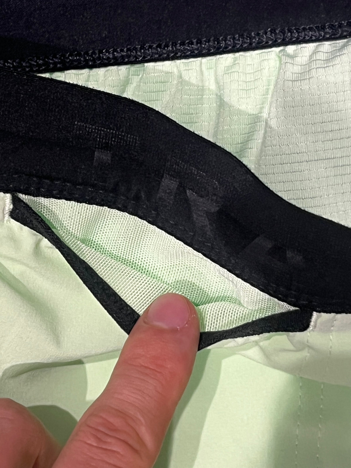 Neon Green Nike Men’s “Second Sunrise” Dri Fit Trail 5” Brief Lined Running Shorts