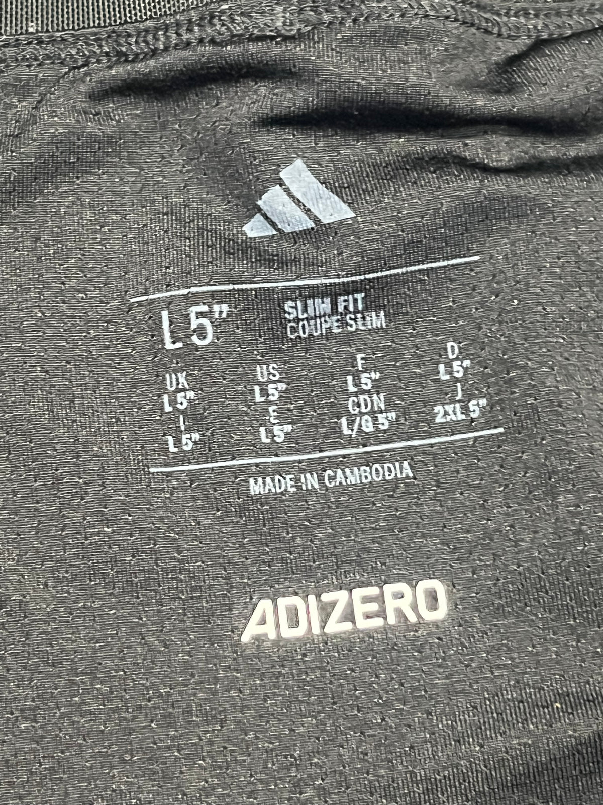 Black/White Adidas Men’s Adizero Gel Pocket 5” Brief Lined Running Shorts
