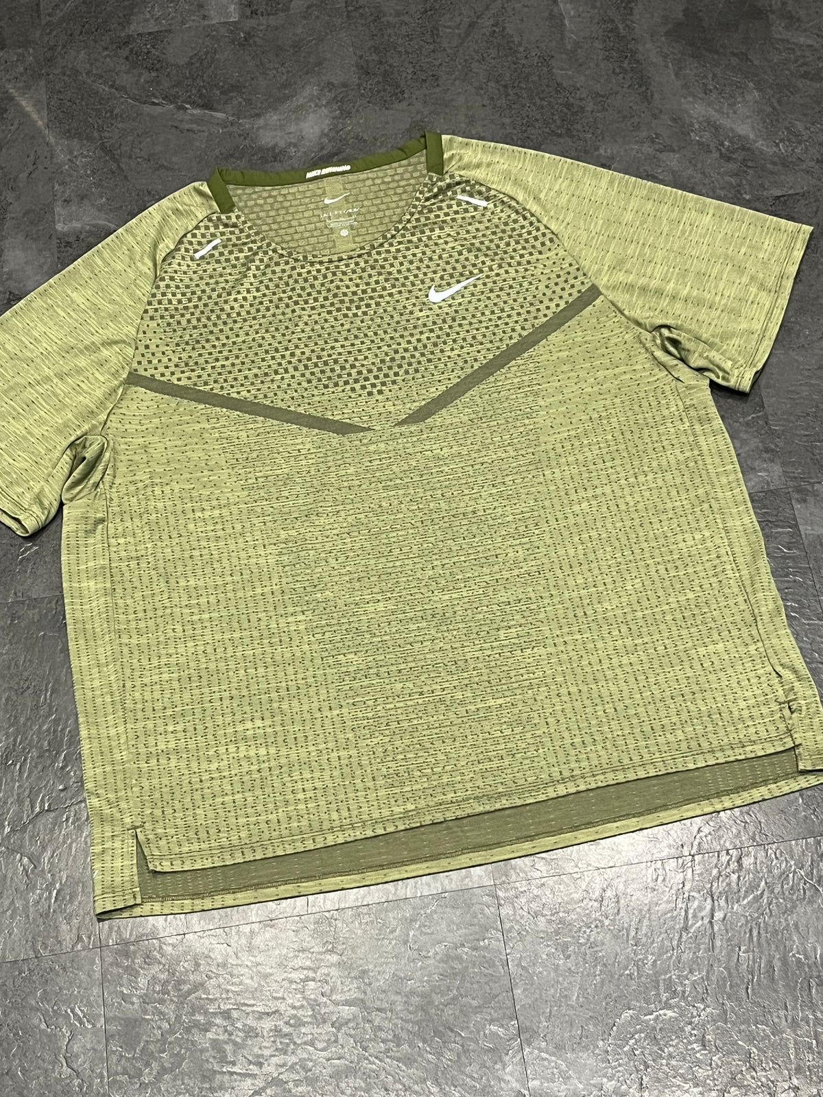 Green Nike Men’s Dri Fit ADV Running T Shirt