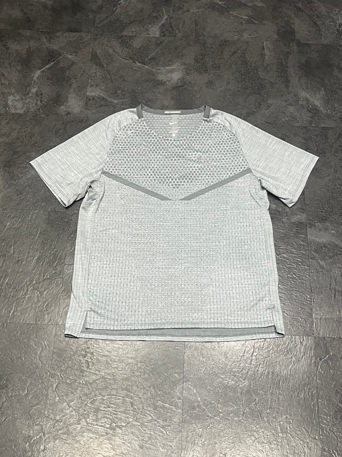 Grey Nike Men’s Dri Fit ADV Running T Shirt