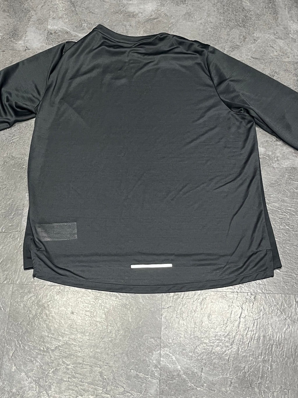 Black Nike Men’s Dri Fit Miler Long Sleeve Running Top