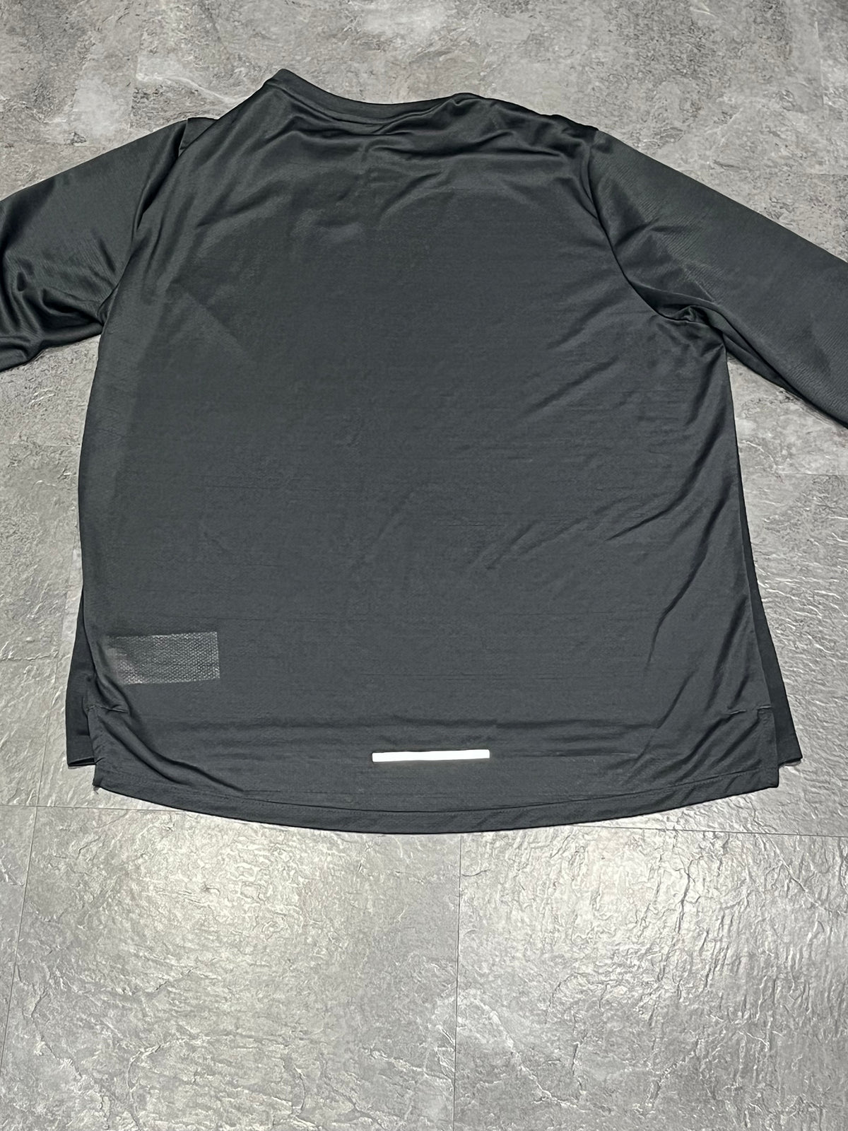 Black Nike Men’s Dri Fit Miler Long Sleeve Running Top