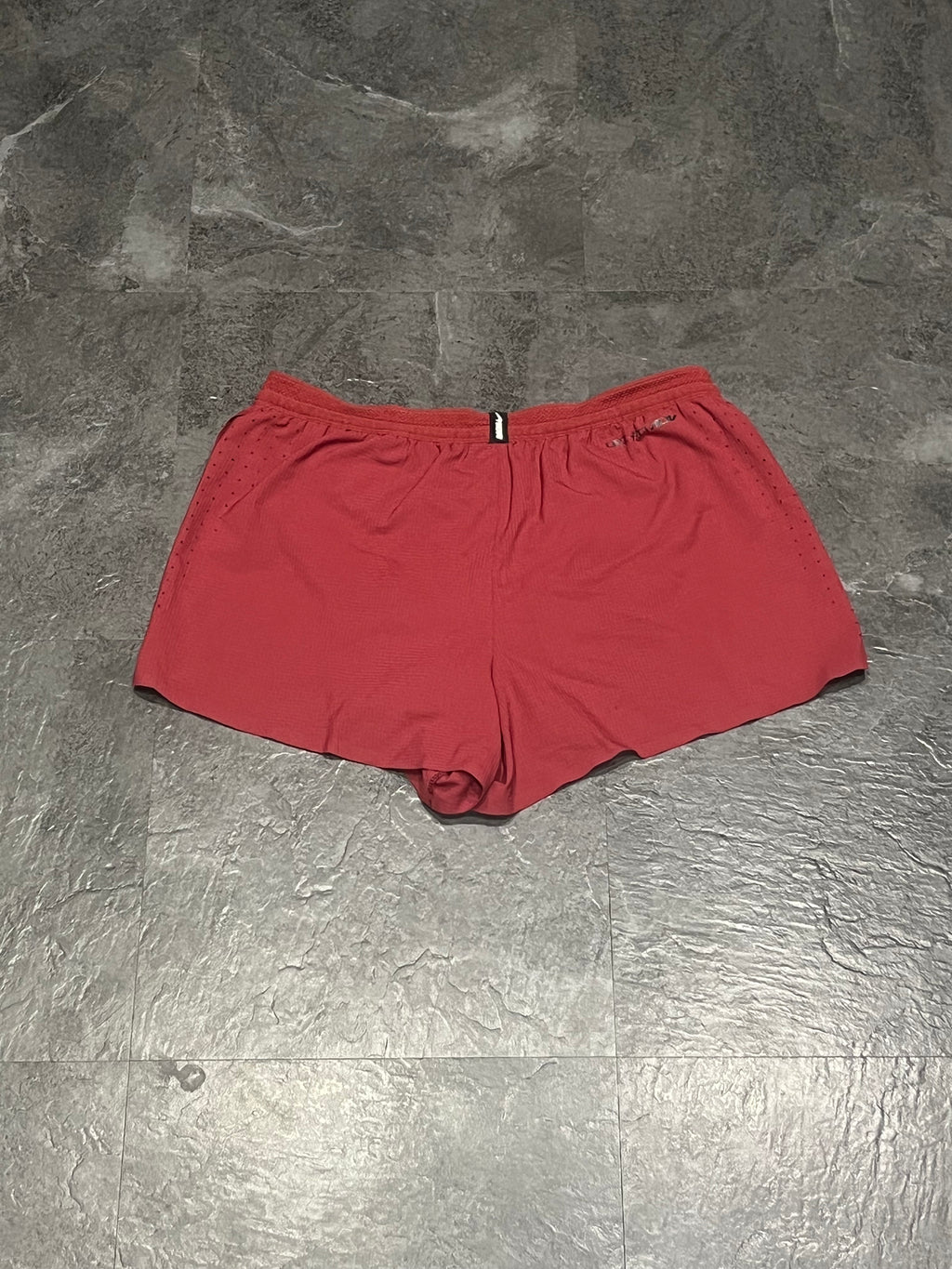 Red Nike Men’s Dri Fit ADV Aeroswift 2” Racing Split Shorts