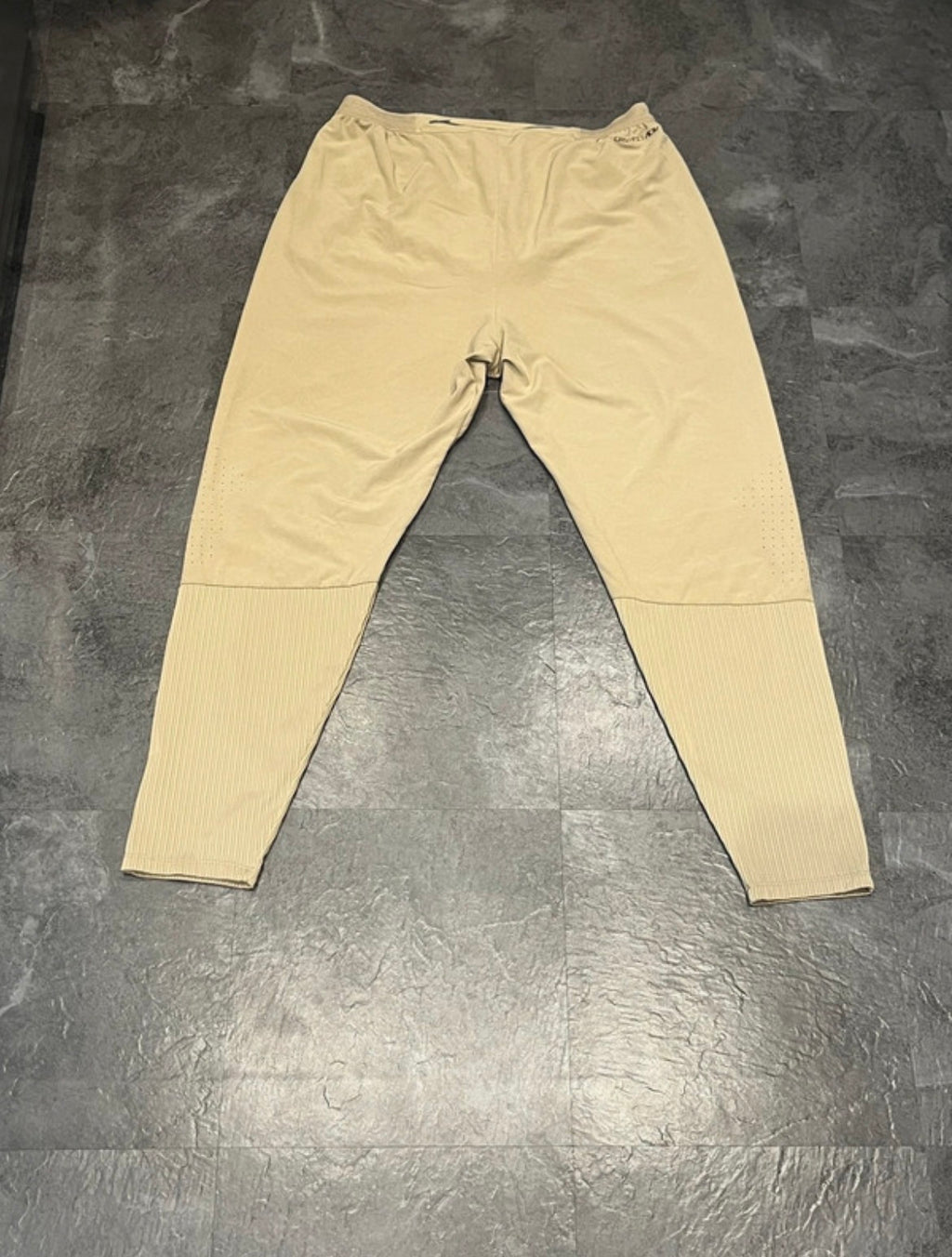 Beige Nike Men’s Dri Fit ADV Aeroswift Racing Bottoms