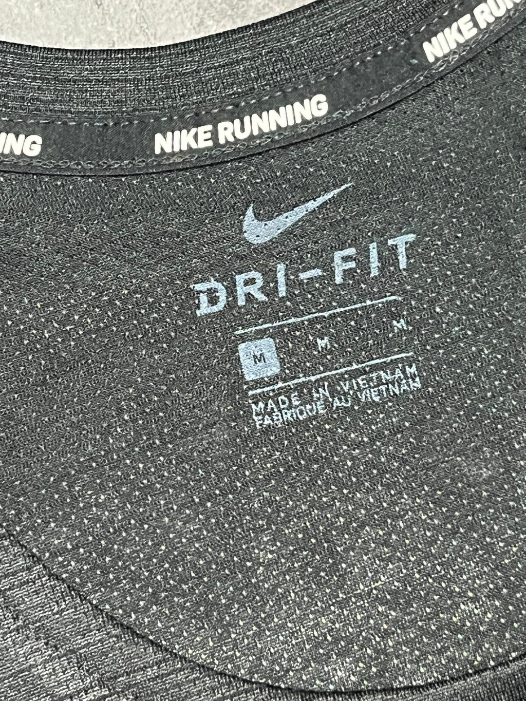 Black Nike Men’s Dri Fit Miler Running Singlet