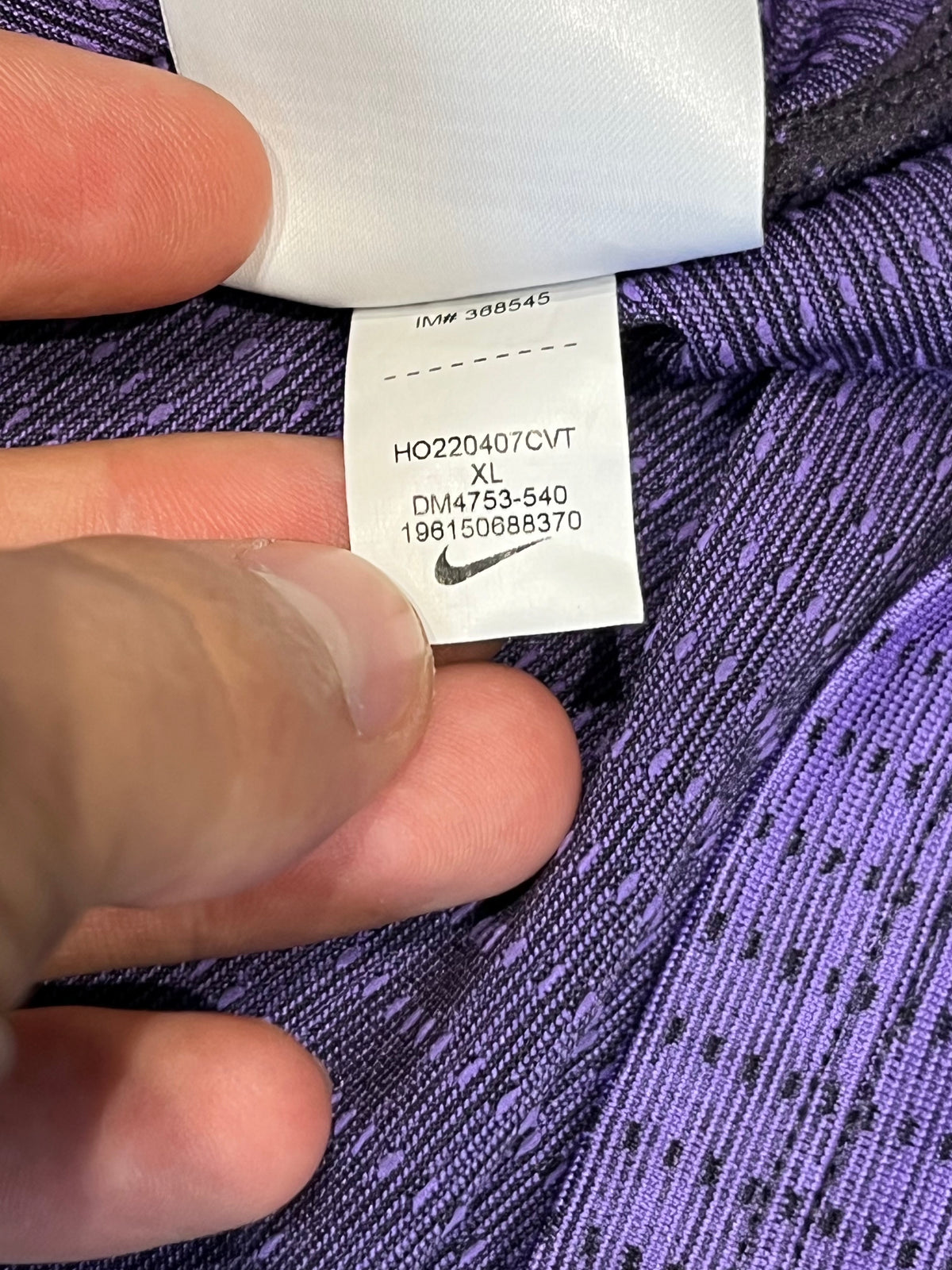 Purple Nike Men’s Dri Fit ADV Running T Shirt