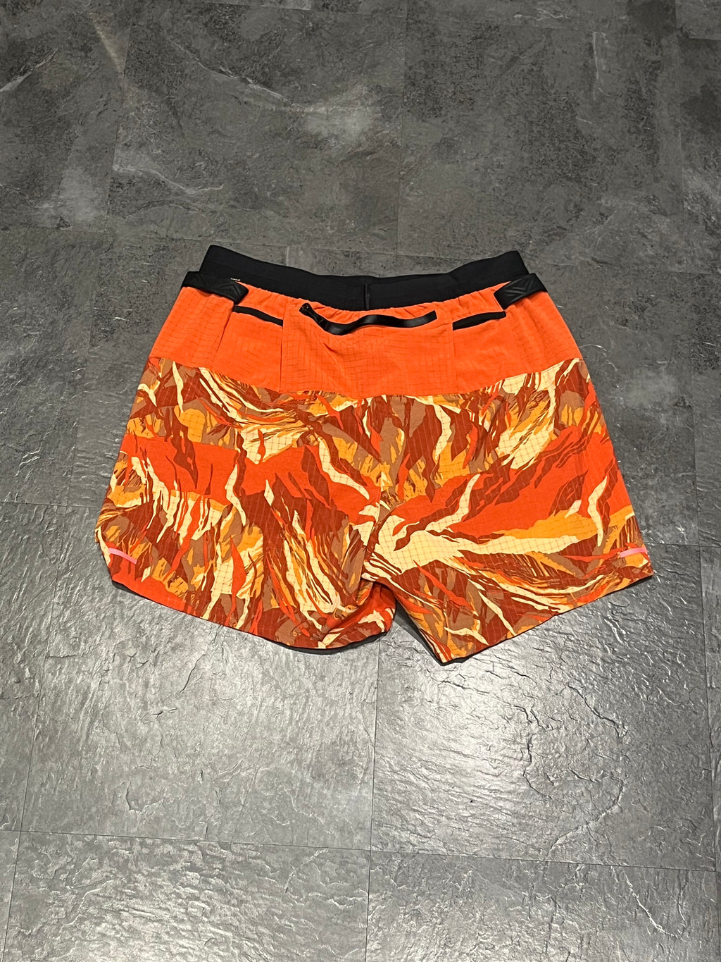 Fire Orange Nike Men’s Dri Fit Trail 7” Brief Lined Running Shorts