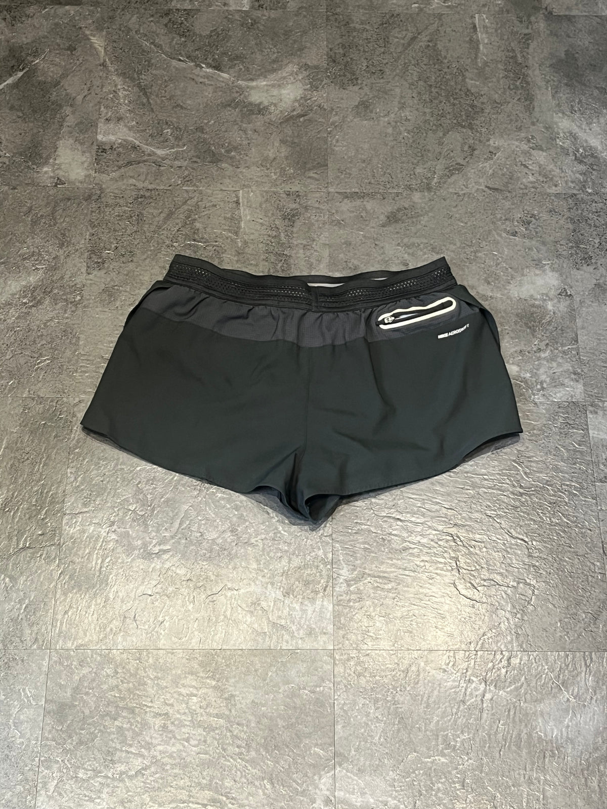 Black Nike Men’s Dri Fit ADV Aeroswift Racing Split Shorts