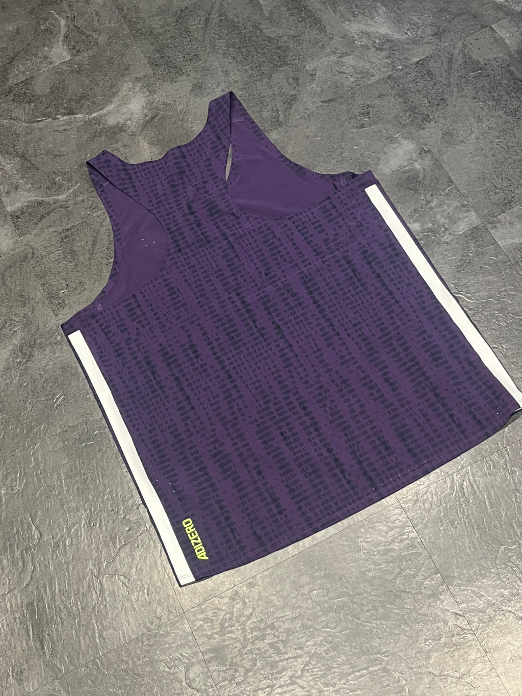 Purple Adidas Adizero Men’s Promo Racing Singlet