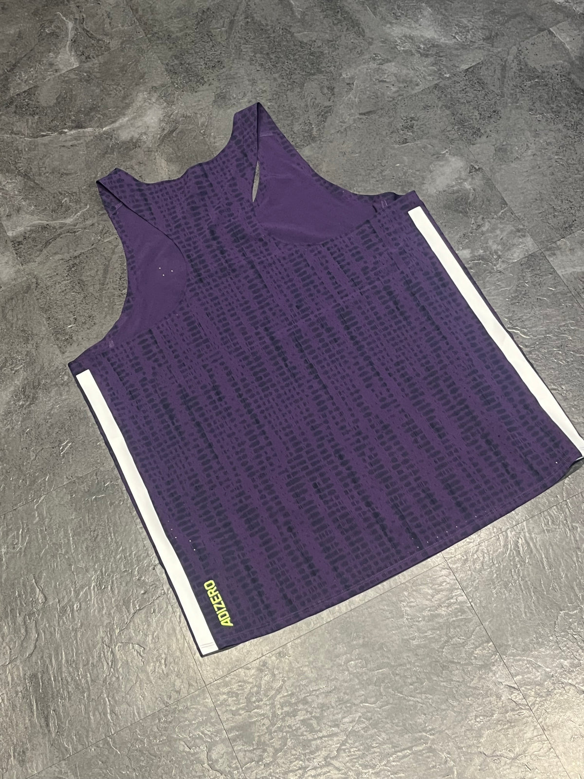 Purple Adidas Adizero Men’s Promo Racing Singlet