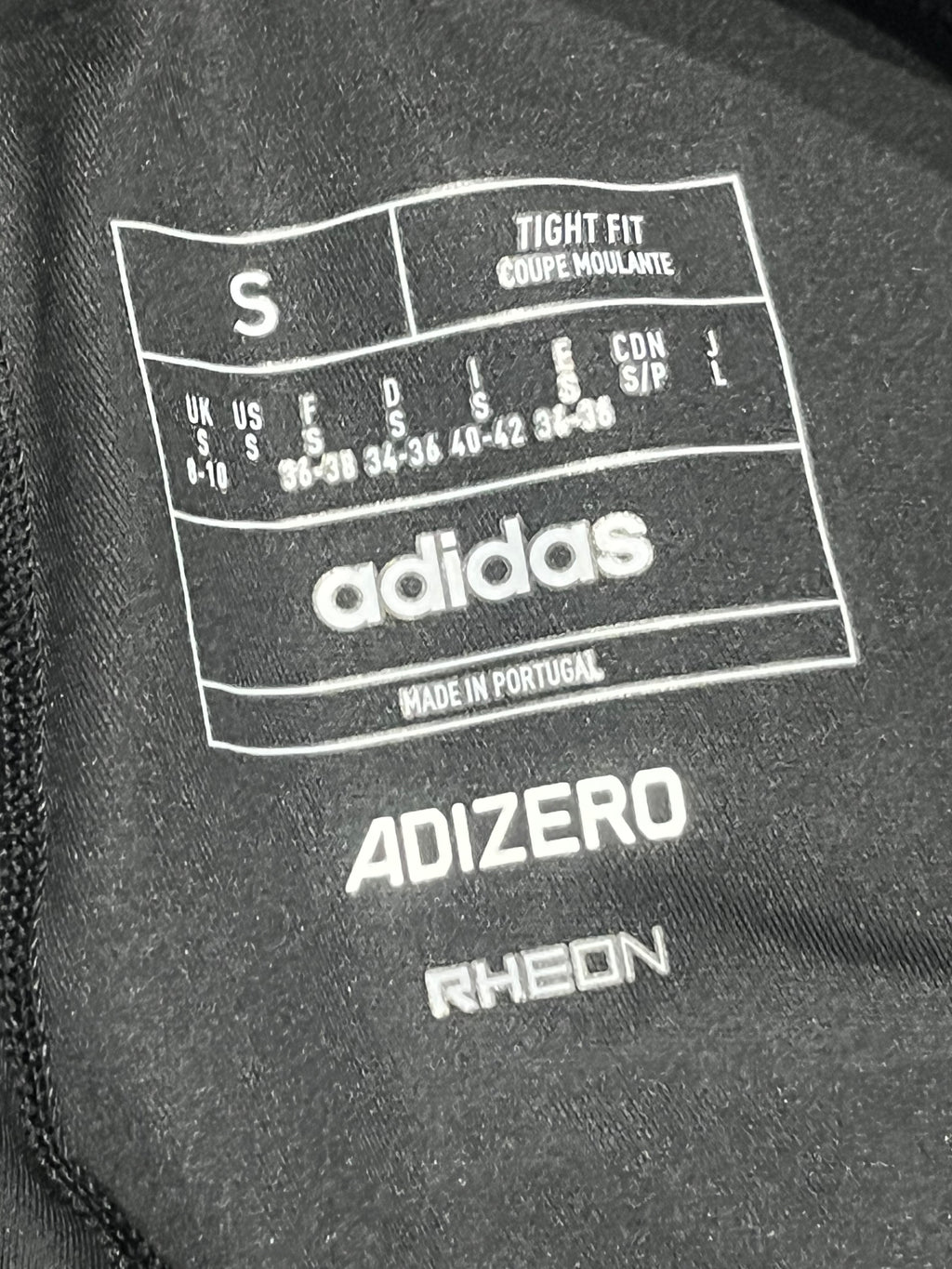 Black Adidas Adizero Women’s Rheon Racing 1/2 Tights