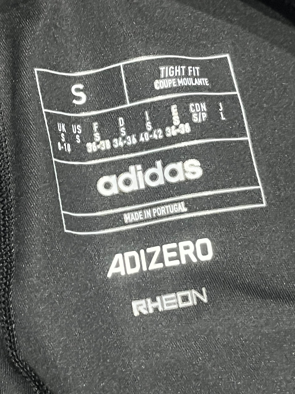 Black Adidas Adizero Women’s Rheon Racing 1/2 Tights