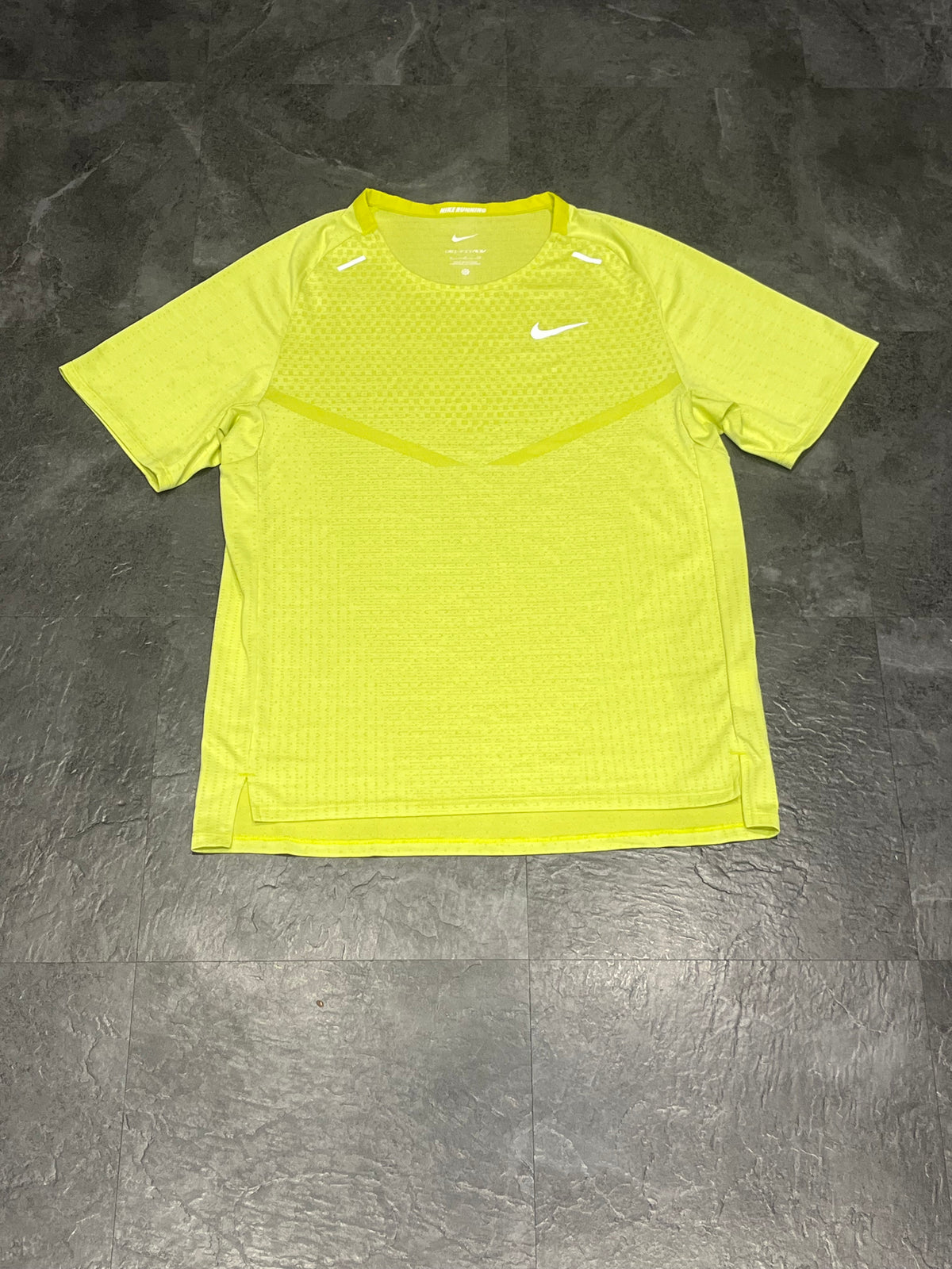 Lemon Nike Men’s Dri Fit ADV Running T Shirt