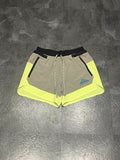 Beige & Light Lemon Nike Men” Dri Fit Trail 5” Brief Lined Running Shorts
