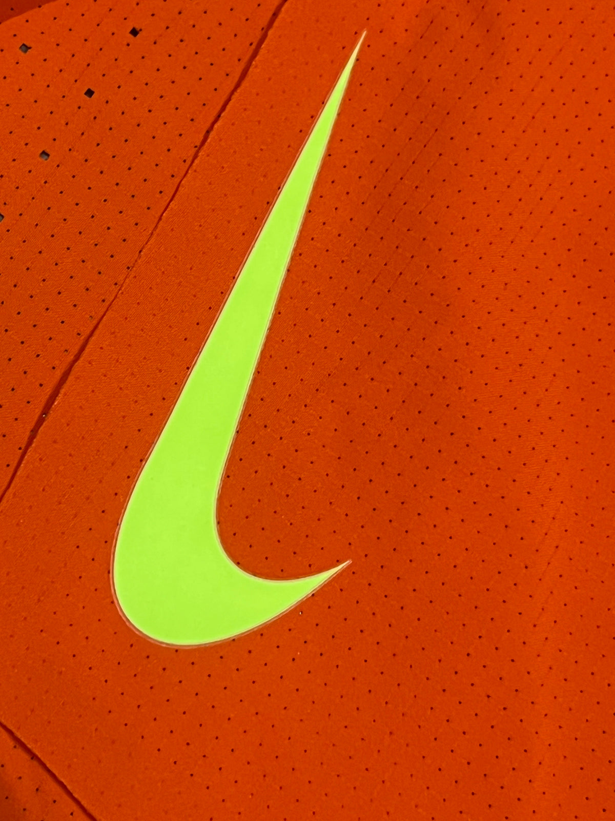 Orange & Ghost Green Nike Men’s Dri Fit ADV Aeroswift 4” Racing Split Shorts