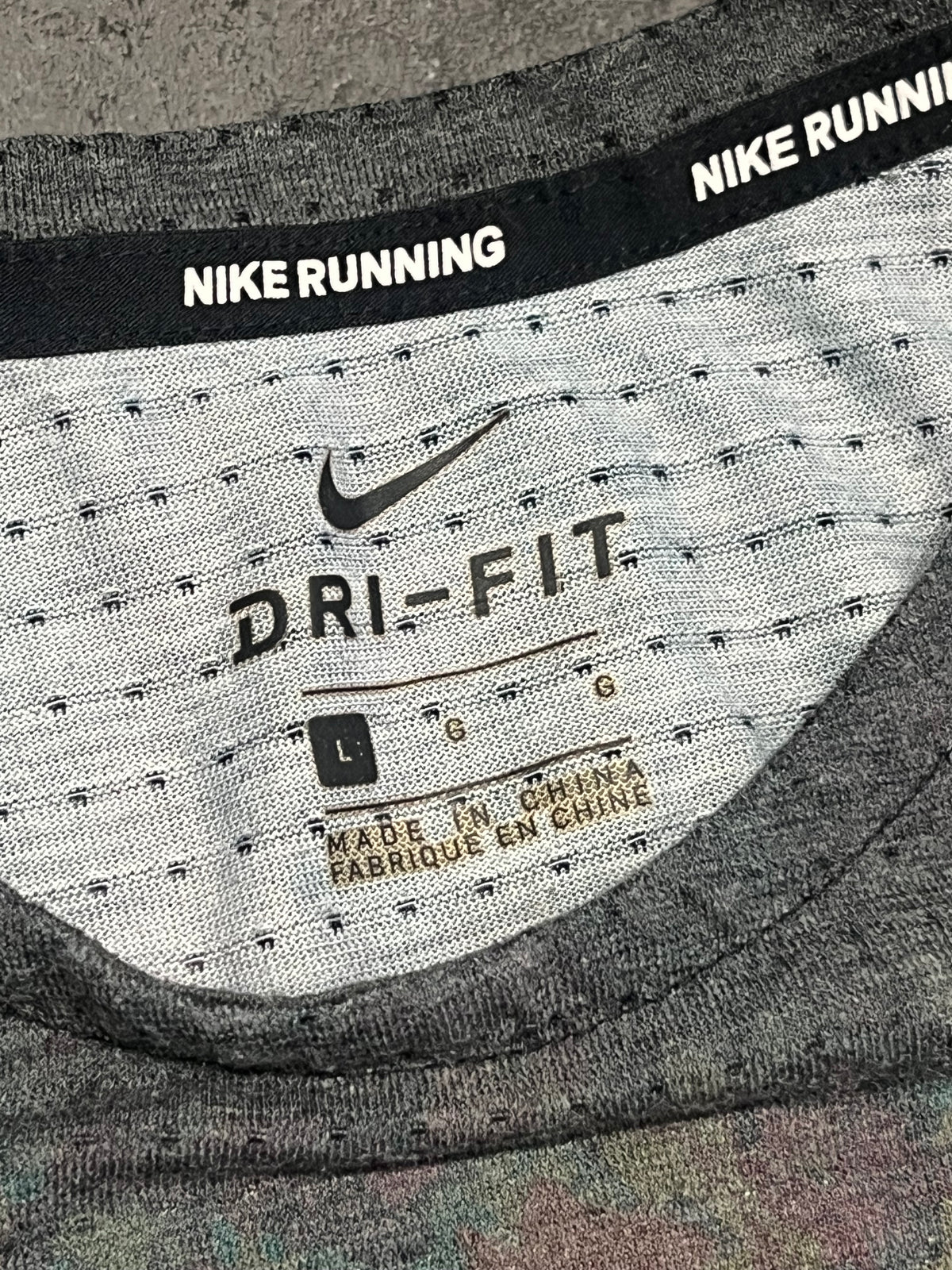 Floral Nike Men’s Dri Fit Miler Running T Shirt