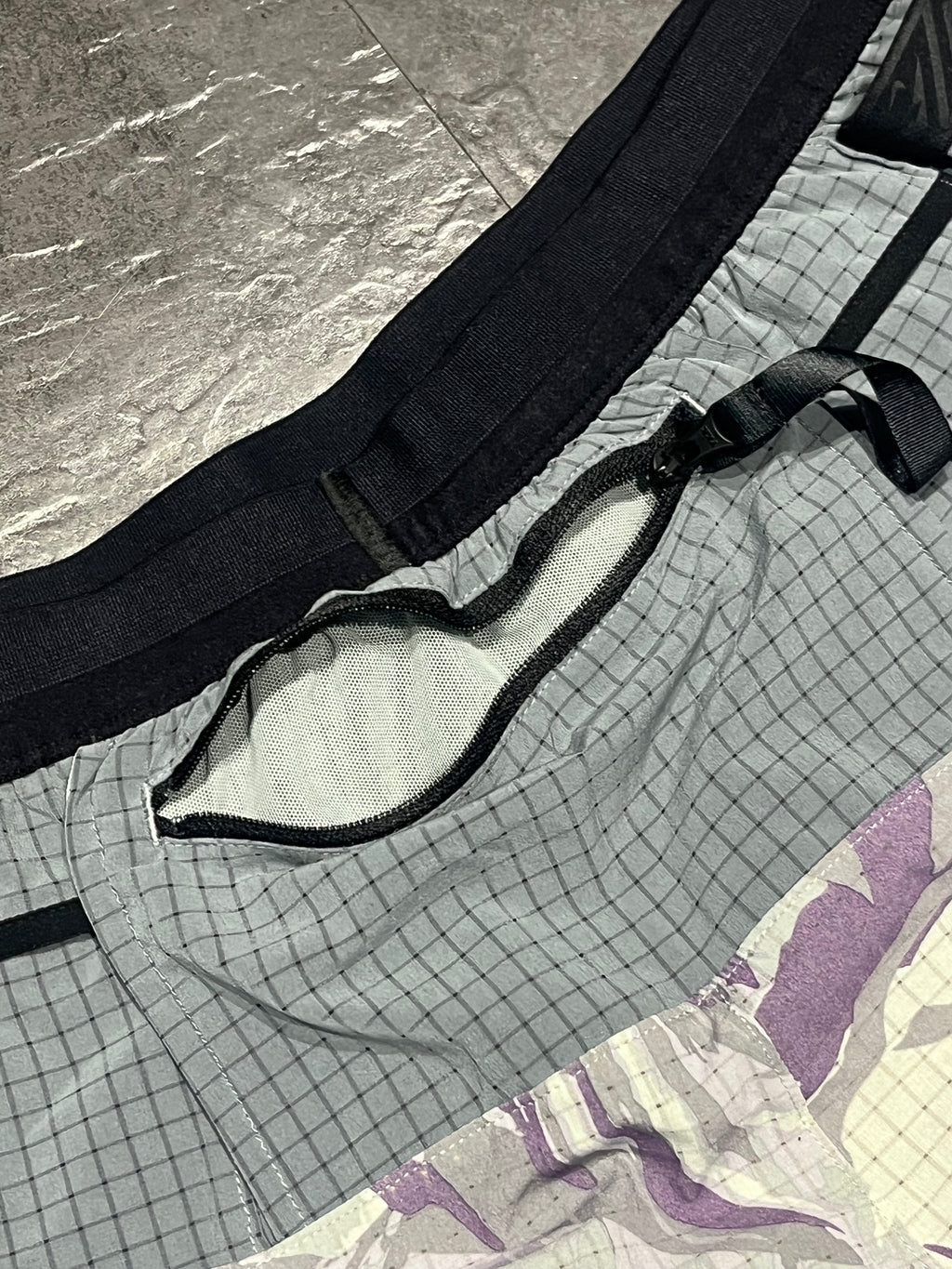 Light Blue Camo Nike Men’s Dri Fit Trail 5” Brief Lined Running Shorts