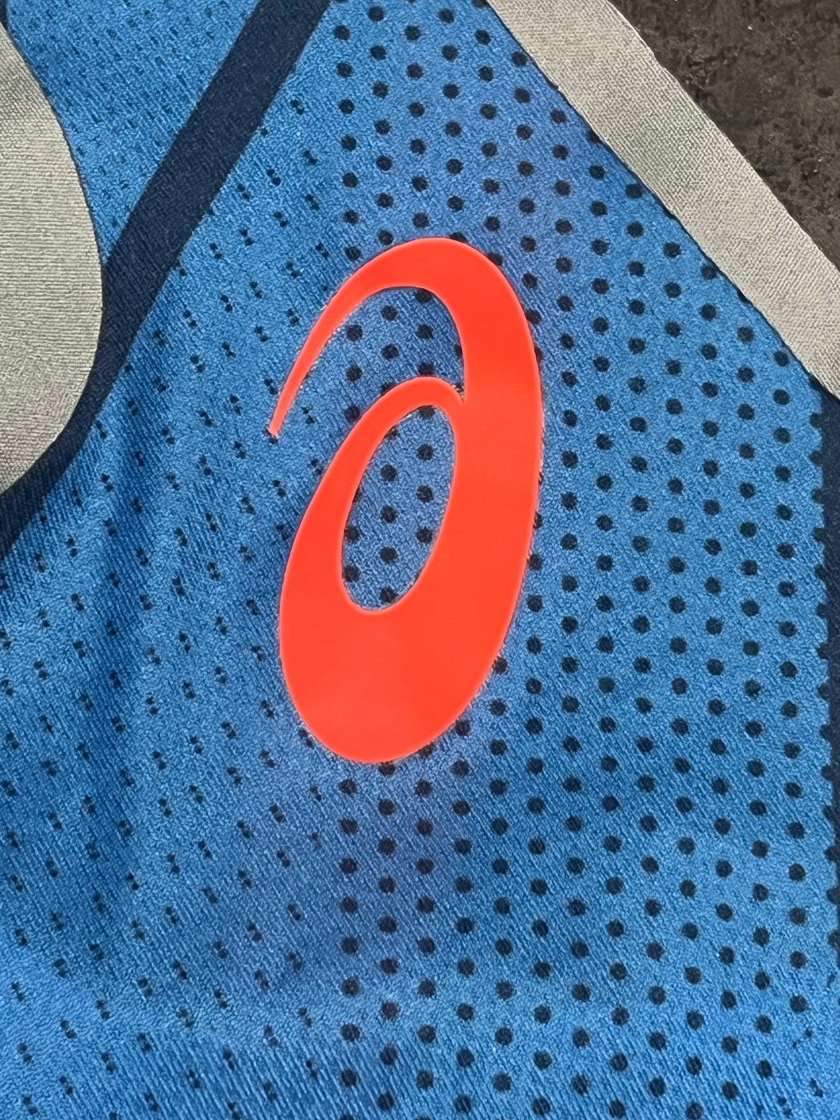 Blue Asics Men’s Track Elite Cooling Racing Singlet