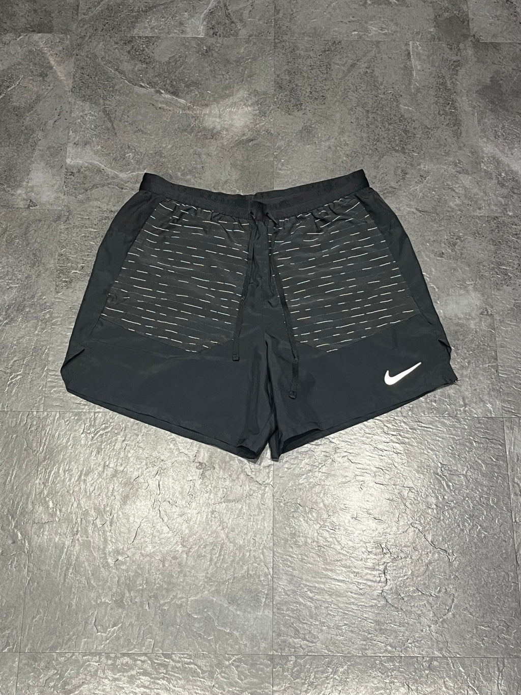 Black Nike Men’s Dri Fit Running Division 5” Brief Lined Running Shorts