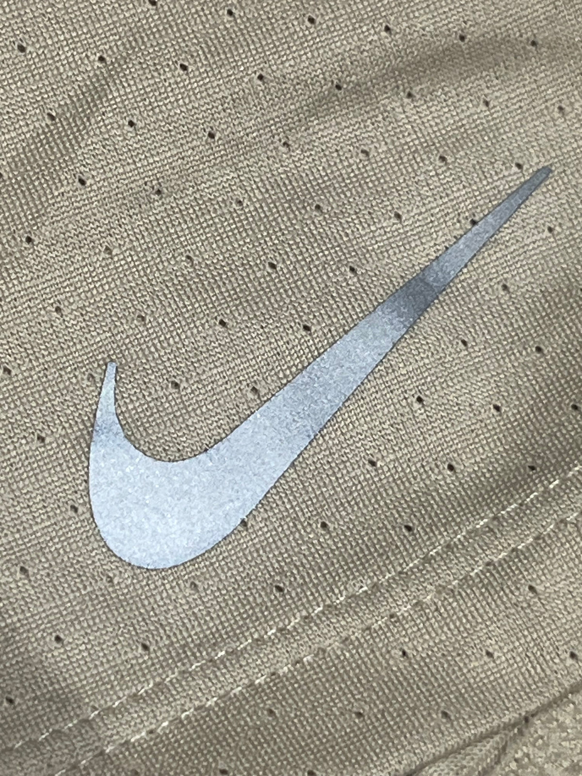 Beige Nike Men’s Dri Fit Rise 365 Running Division T Shirt