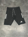 Black & White Adidas Men’s Aeroready “Own The Run” Racing 1/2 Tights