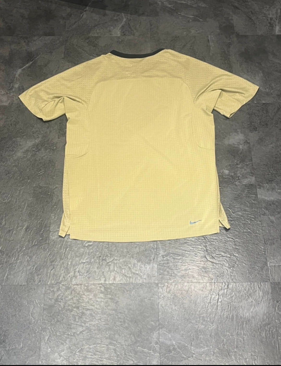 Olive Green Nike Men’s Dri Fit Trail Running T Shirt