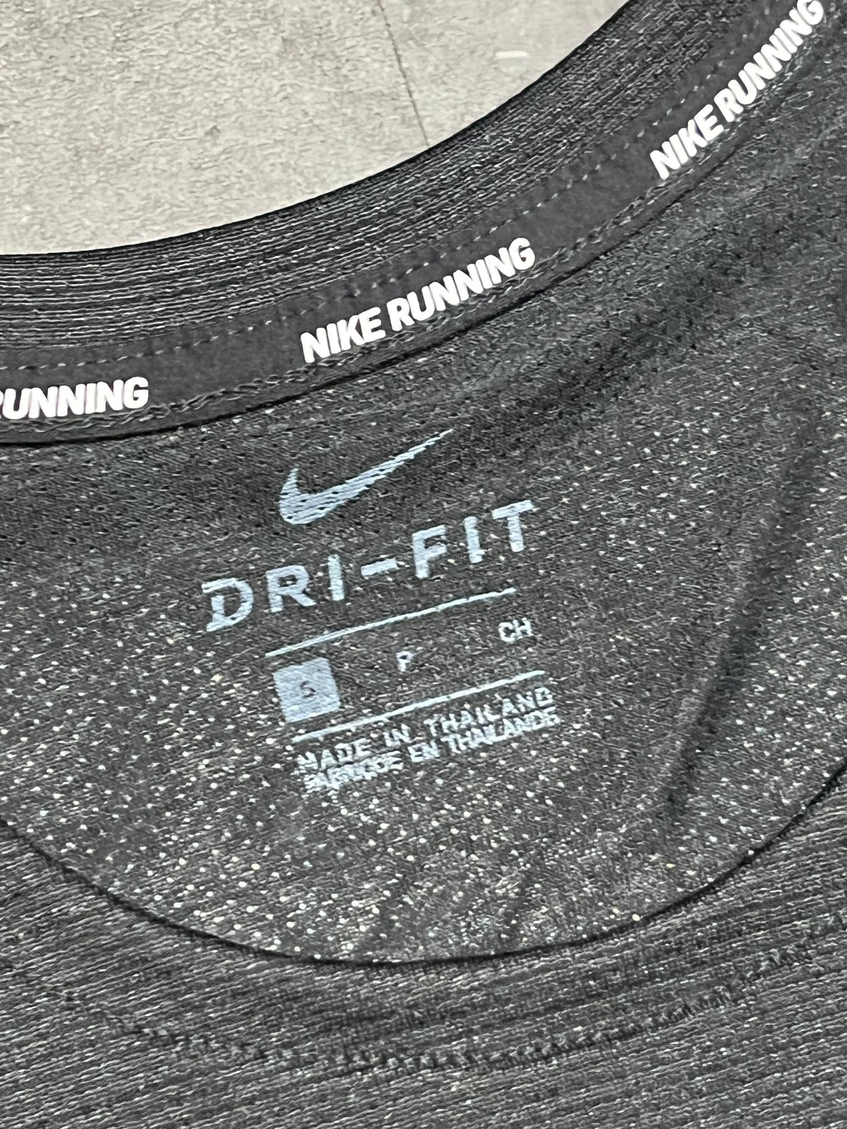Black Nike Men’s Dri Fit Miler Running Singlet