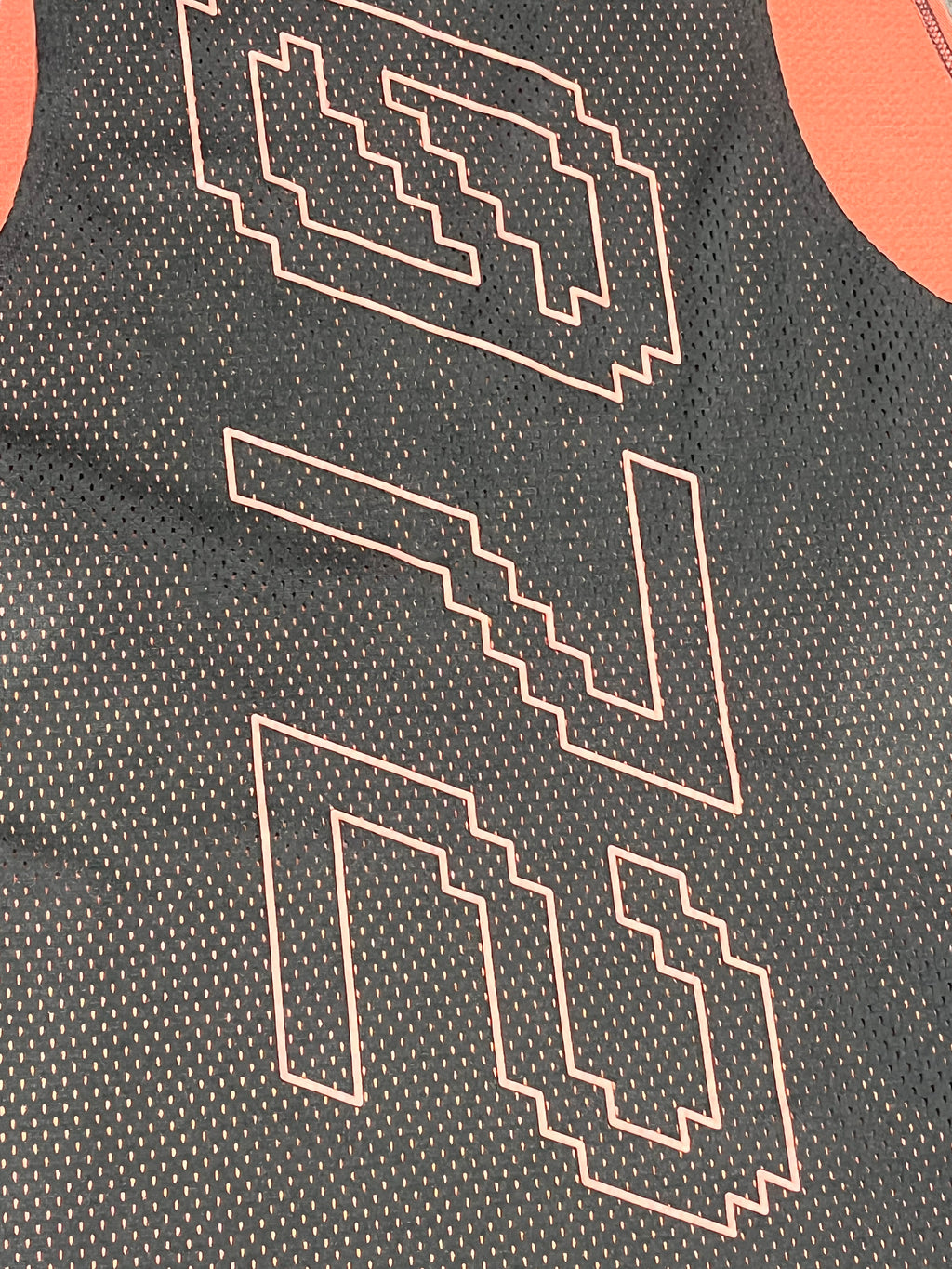 Clay Red & Black Nike Men’s Dri Fit Rise 365 Wild Run Singlet