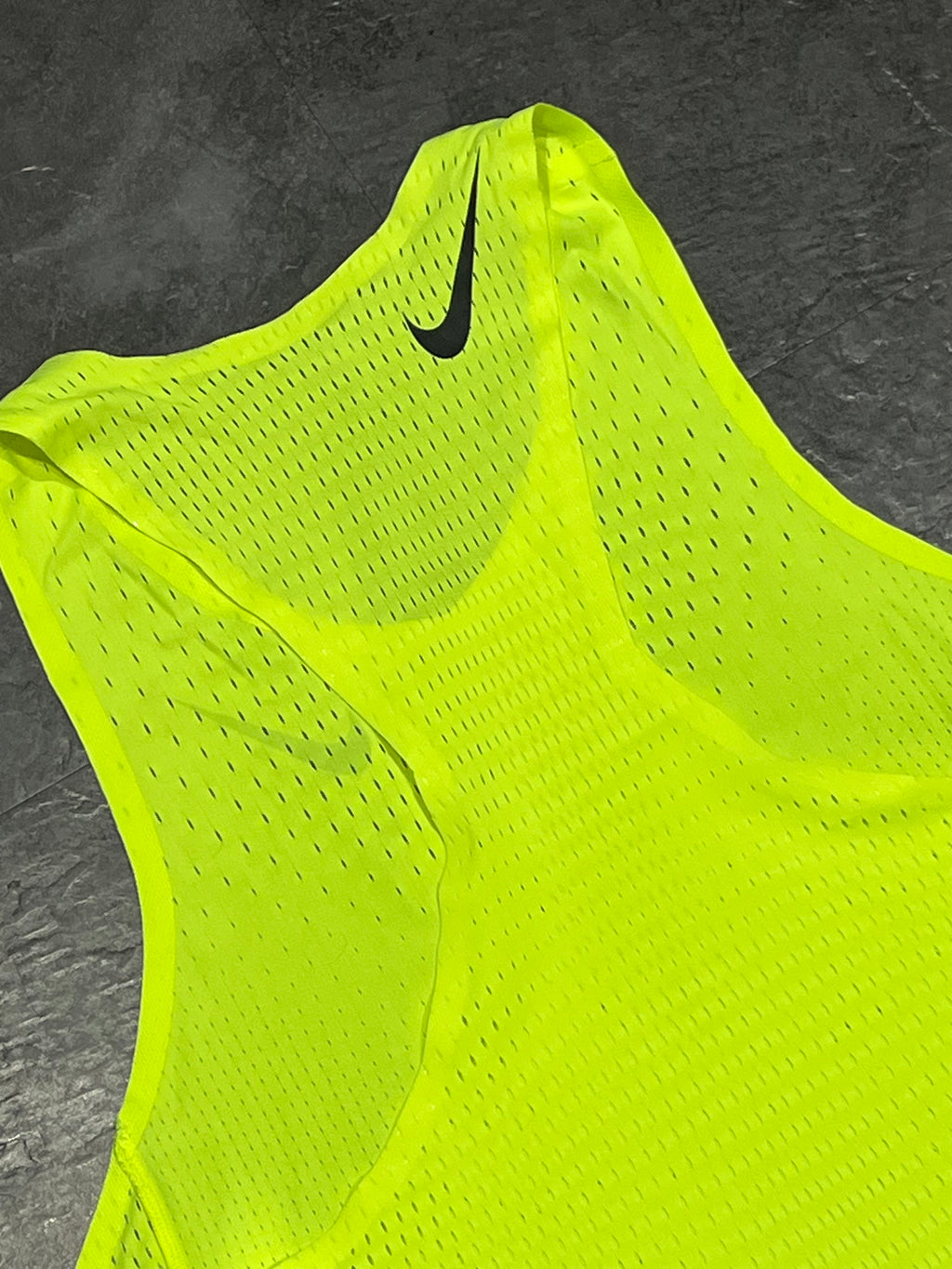 Volt Yellow Nike Men’s Dri Fit ADV Aeroswift Racing Singlet