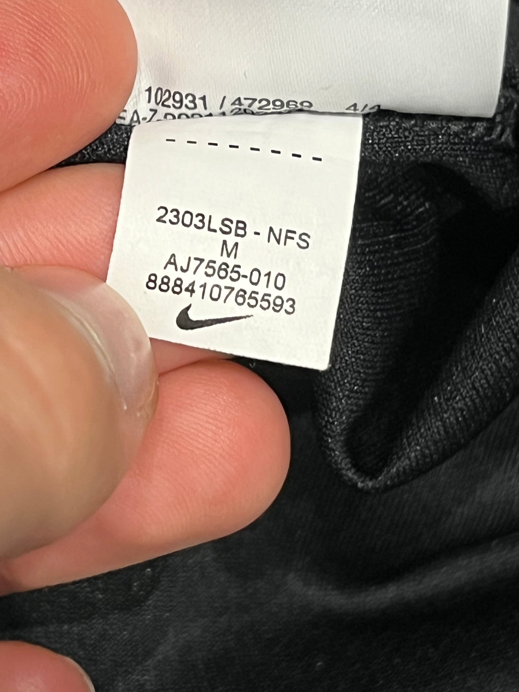 Black Nike Men’s Dri Fit Miler Running T Shirt