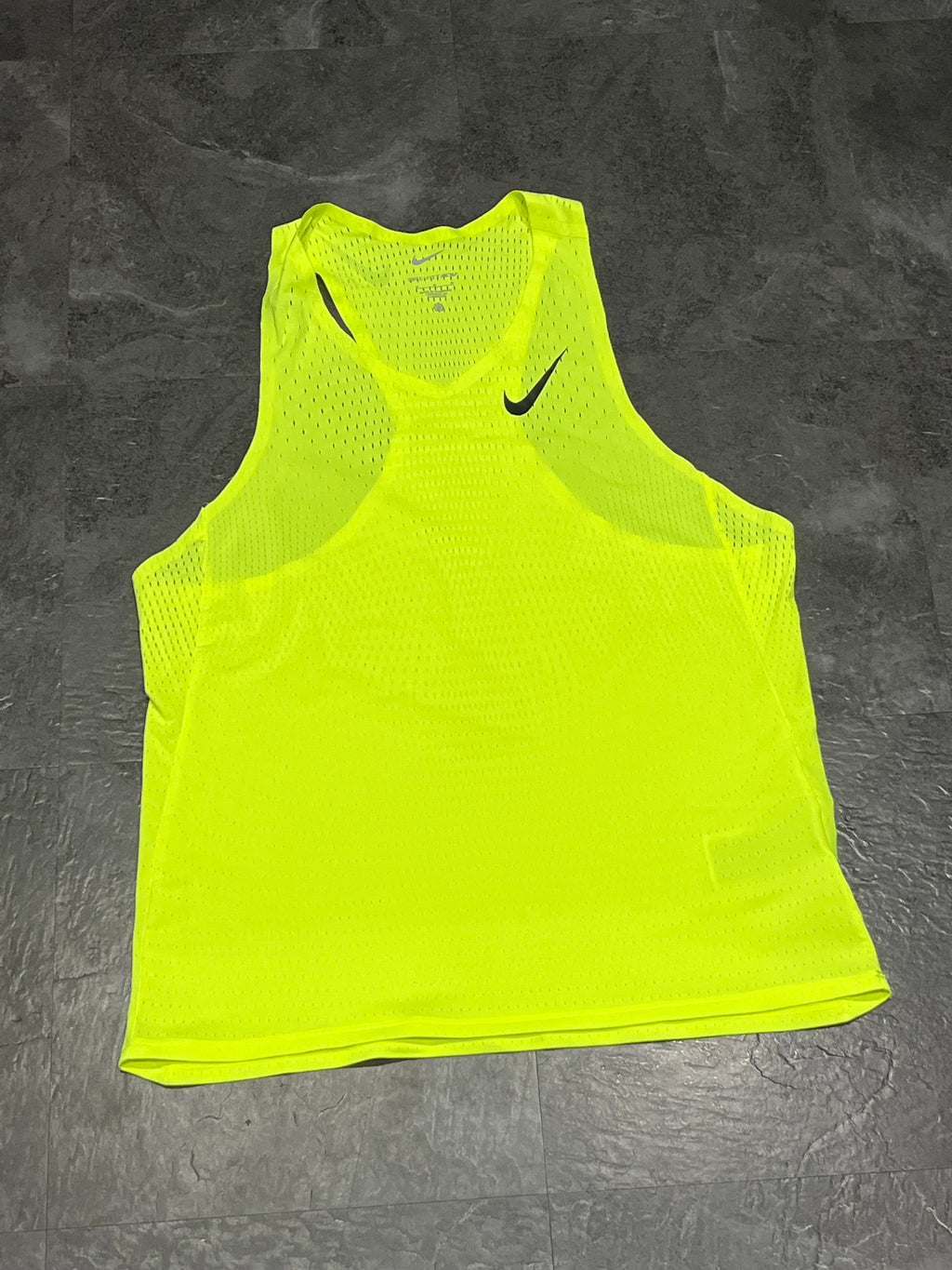 Volt Yellow Nike Men’s Dri Fit ADV Aeroswift Racing Singlet