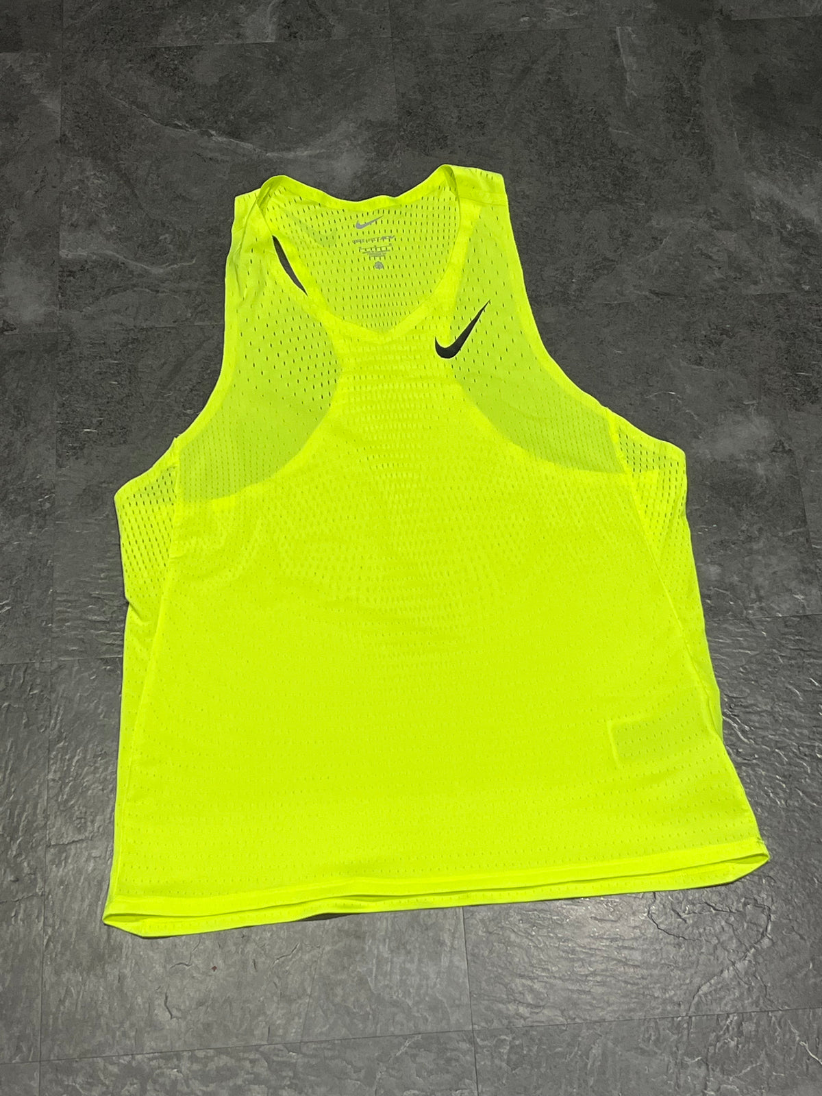 Volt Yellow Nike Men’s Dri Fit ADV Aeroswift Racing Singlet