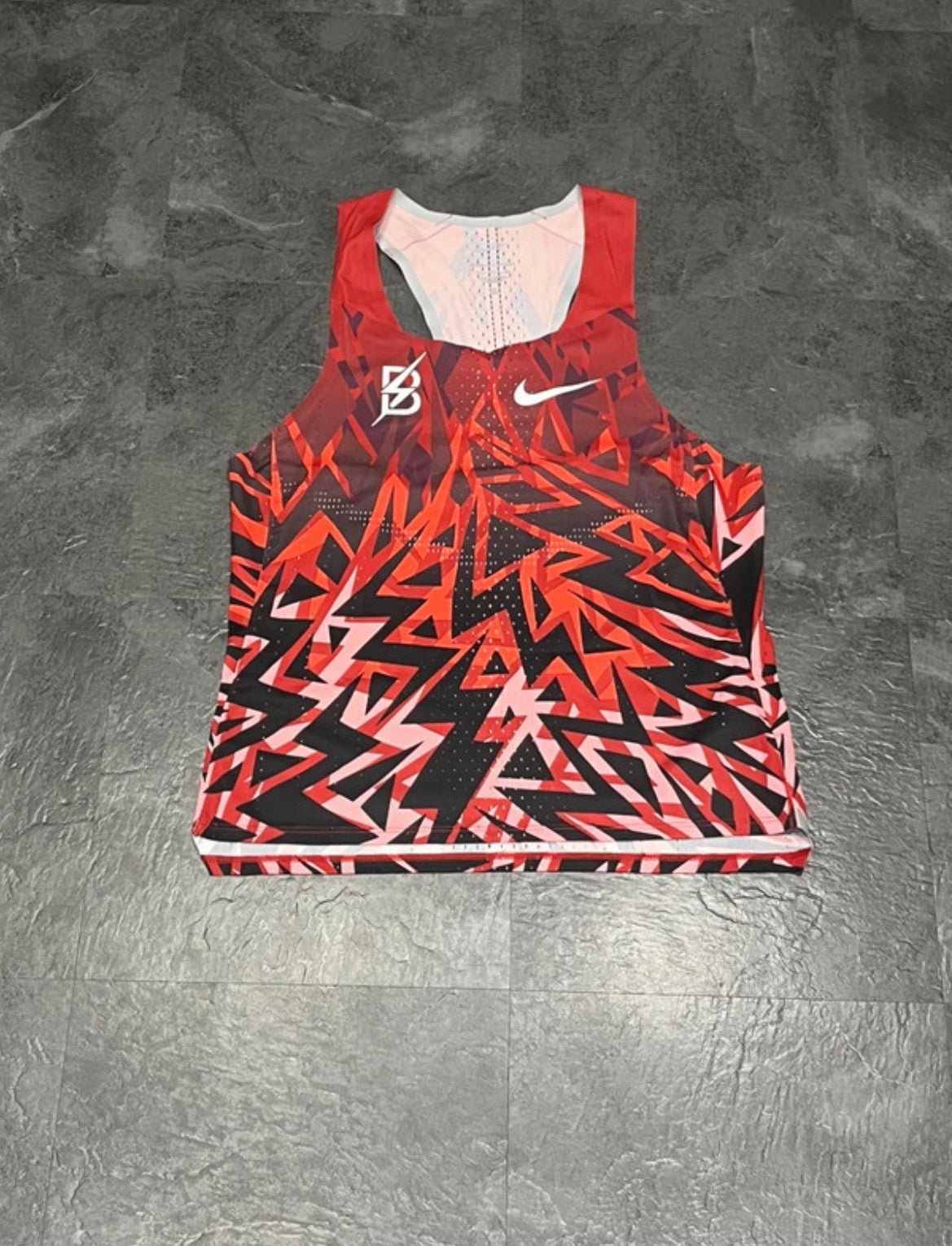 Red Nike Men’s Dri Fit ADV Aeroswift Bowerman Racing Singlet