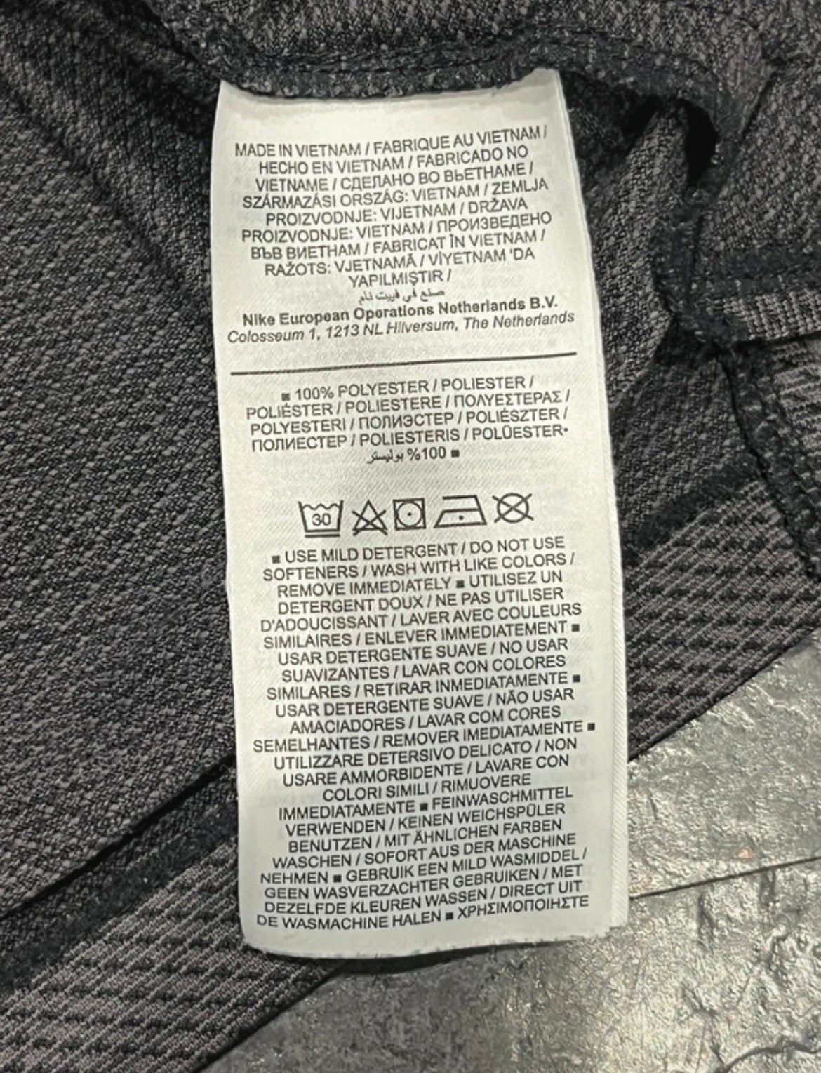 Dark Grey Nike Men’s Dri Fit ADV TechKnit T Shirt