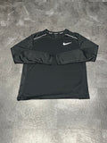 Black Nike Men’s Dri Fit Miler Long Sleeve Running Top