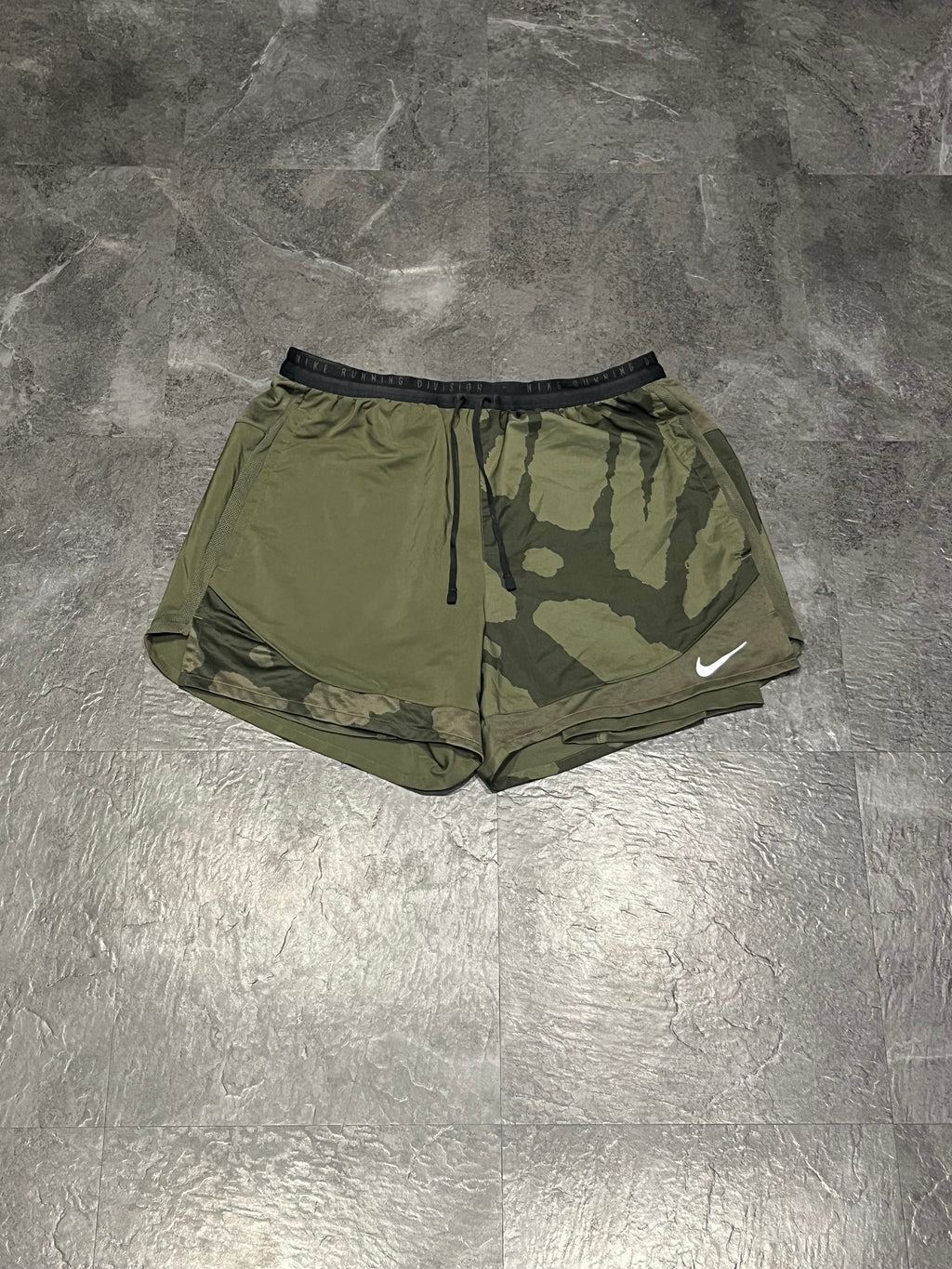 Green Nike Men’s Dri Fit Running Division 2in1 Running Shorts